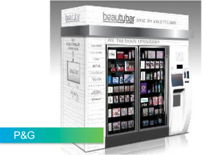 P&G enables customers to talk to a live expert from their vending machine in the mall